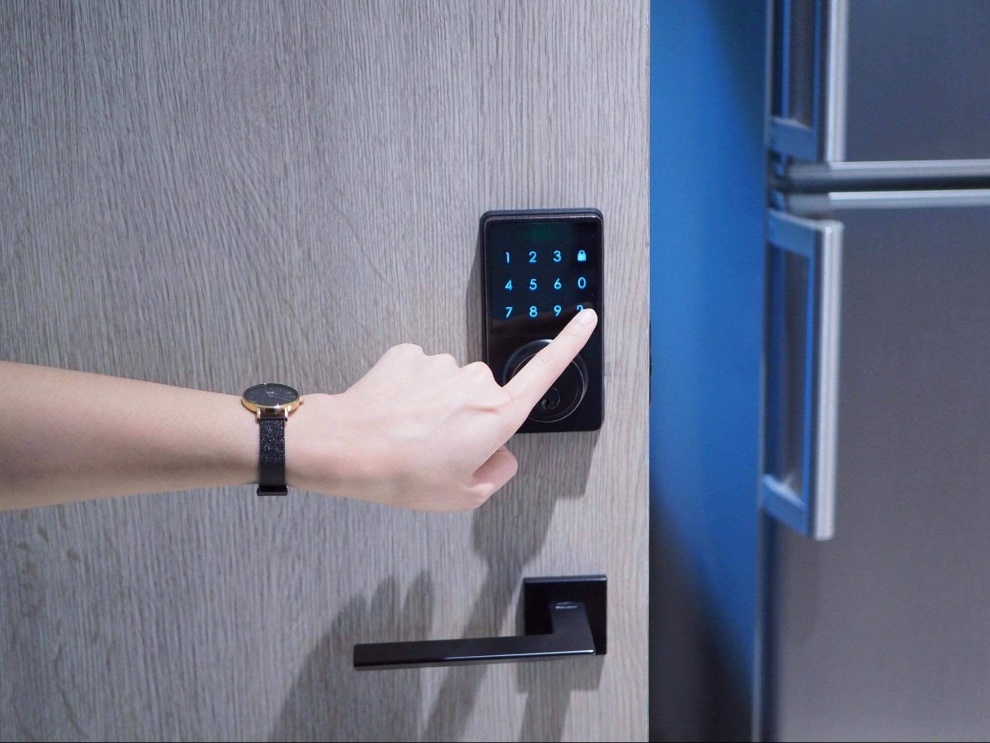 電子鎖示意圖